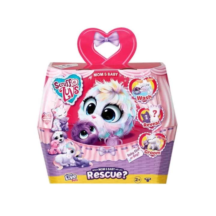 BFS   Scruff A Luvs Anne ve Yavrusu Sürpriz Kutu CRU09000