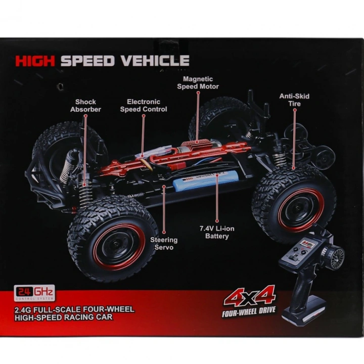 BFS  SCY-16106PRC Kumandalı Elektrikli Arazi Aracı 1:16 -Gepettoys