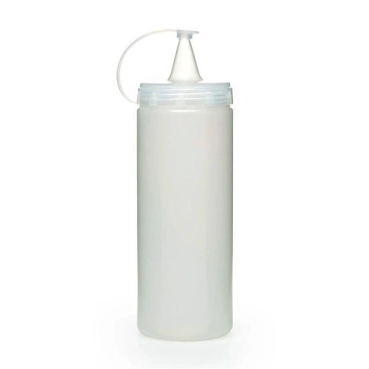 BFS  Şeffaf Kapaklı Sızdırmaz Yağlık Sosluk Şişesi Plastik Yağdanlık 400 ml AP-9028