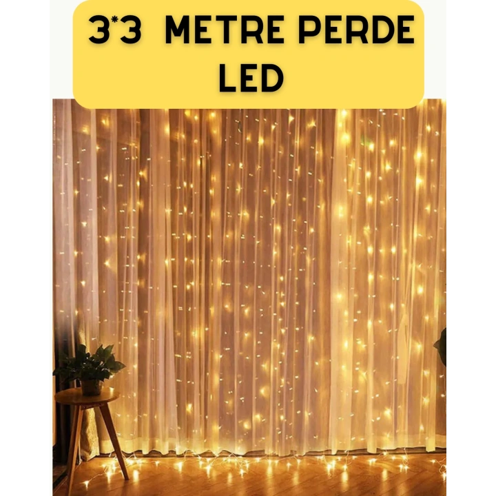 BFS Şelale Tasarımlı Perde LED – Düğün ve Özel Gün Işıkları