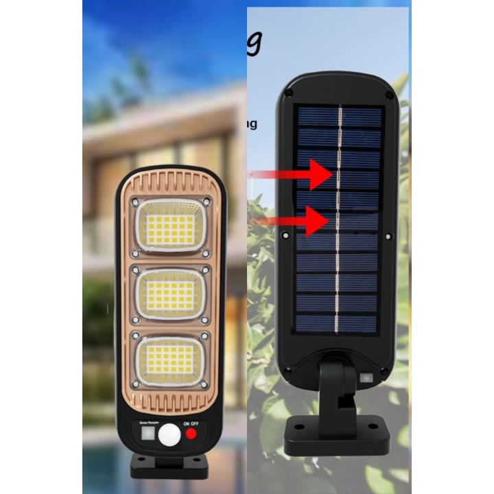 BFS  Sensörlü Güneş Enerjisi İle Şarj Olabilen Duvara Monte Solar Aydınlatma  GL-84069