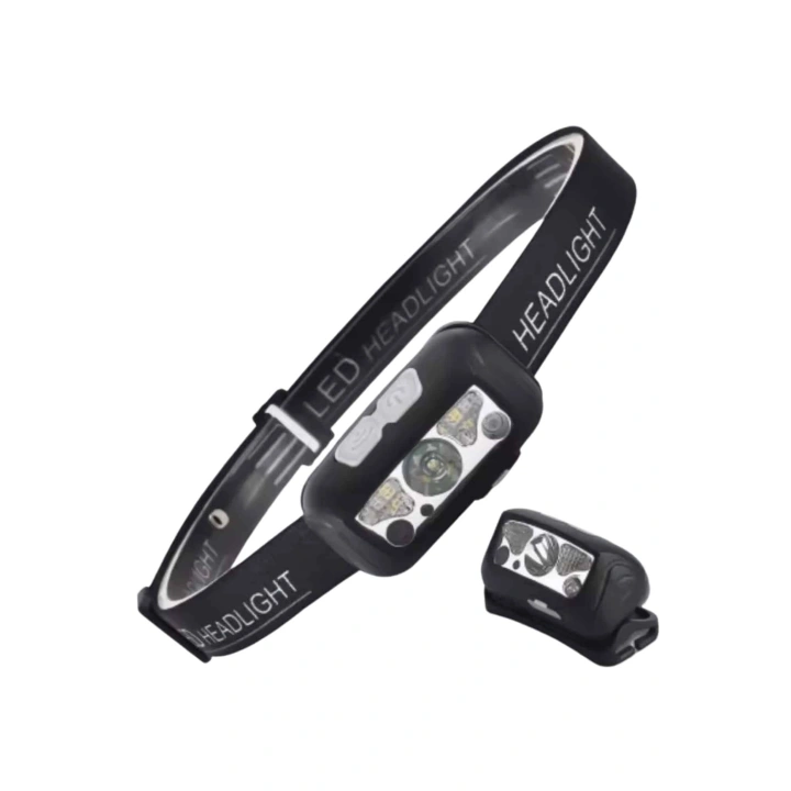 BFS Sensörlü Şarjlı Type-c Şarj Işıklı Kafa Lambası Kamp Lambası