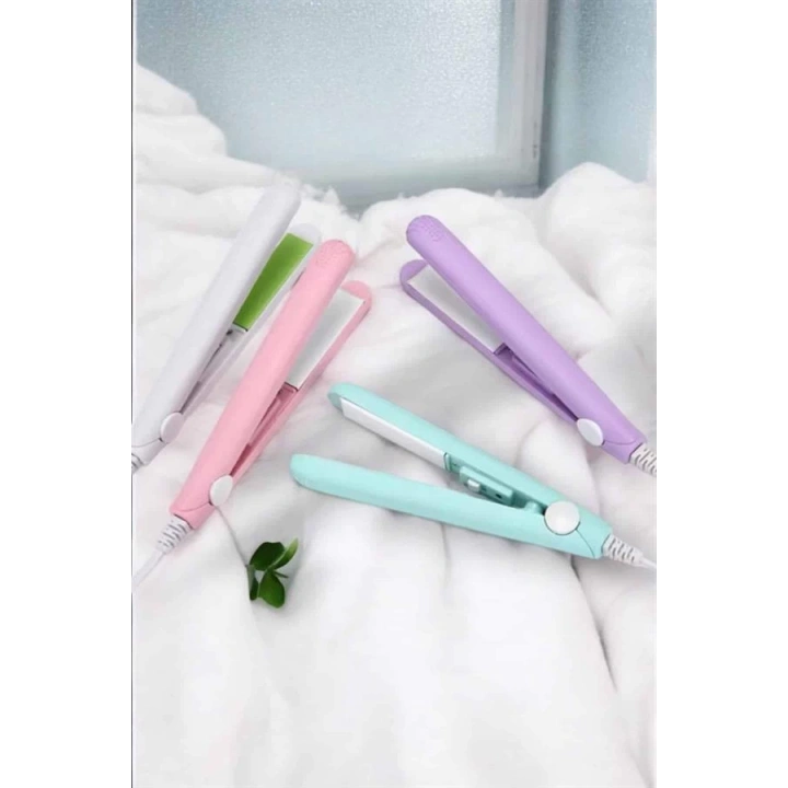 BFS Seramik Kaplama Taşınabilir Mini Saç Düzleştirici Seyahat Dostu Tasarım