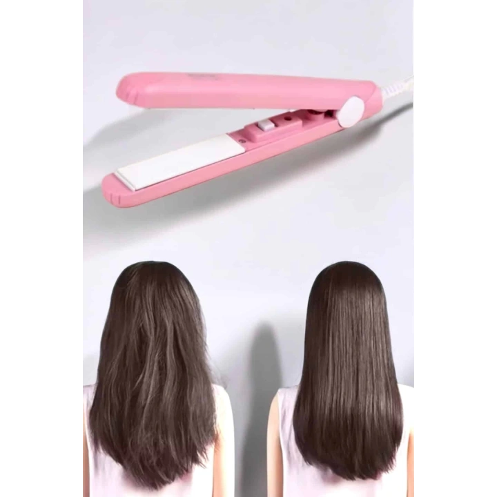 BFS Seramik Kaplama Taşınabilir Mini Saç Düzleştirici Seyahat Dostu Tasarım