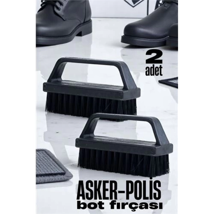 BFS Sert Kıllı Asker-Polis Bot Fırçası - Leke Çıkarıcı Elbise Fırçası 2 ADET