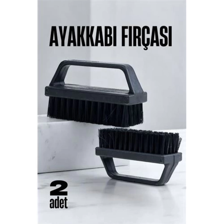 BFS Sert Kıllı Ayakkabı Fırçası - Leke Çıkarıcı Elbise Fırçası 2 ADET