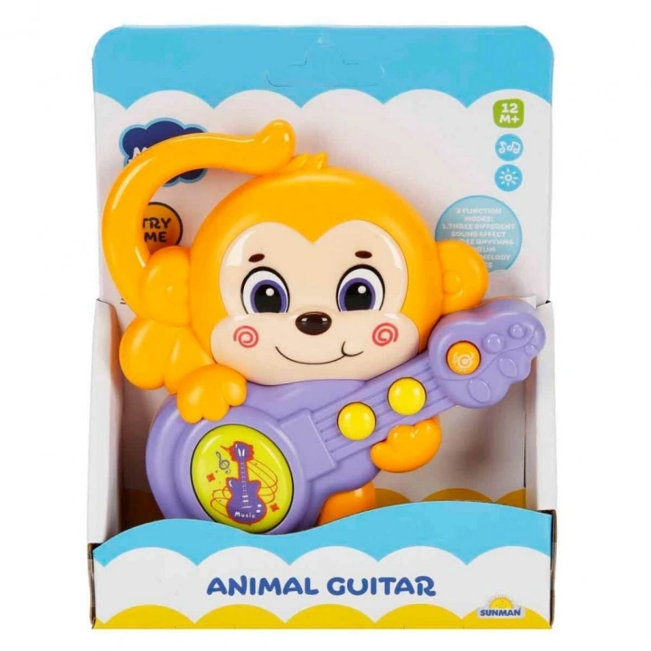 BFS Sesli ve Işıklı Gitar Çalan Maymun