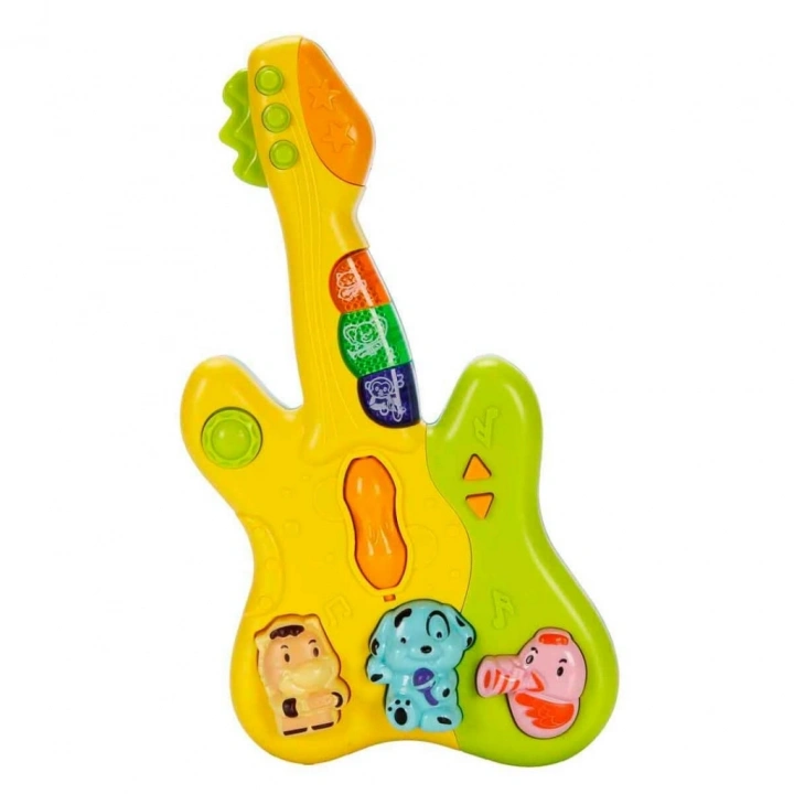 BFS Sesli ve Işıklı Hayvan Figürlü Gitar