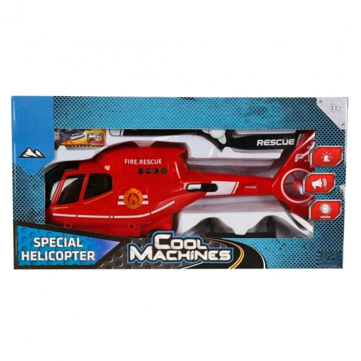 BFS Sesli ve Işıklı Projeksiyonlu İtfaiye Helikopteri 30 cm