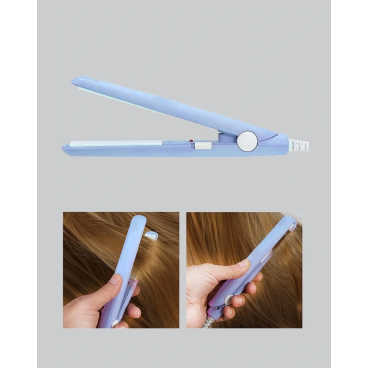 BFS Seyahat Tipi Mini Saç Düzleştirici – Seramik Kaplama, Hızlı Isınma, Kompakt Tasarım