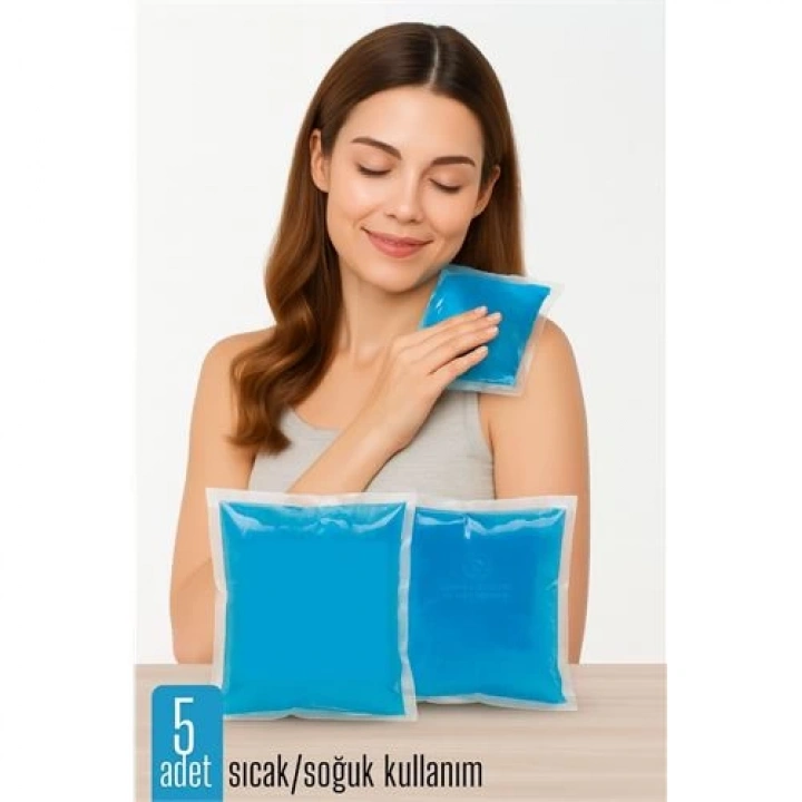BFS  Sıcak Soğuk Kompres Jel 5 Lİ PAKET Cold Pack Hot Pack Şişlik Önleyici, Kas Rahatlatıcı