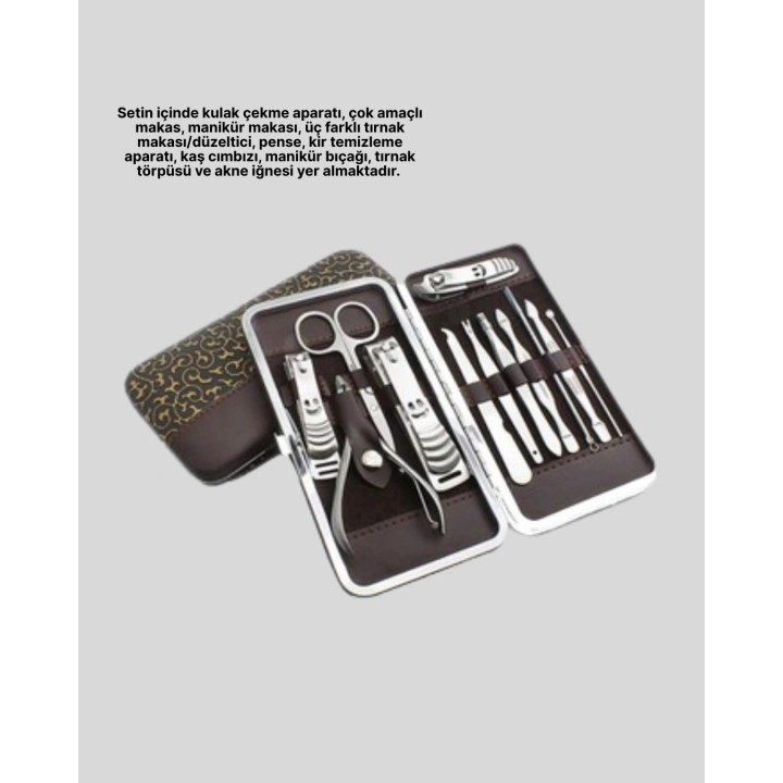 BFS Şık ve Dayanıklı Çok Amaçlı Kişisel 12 Bakım Seti