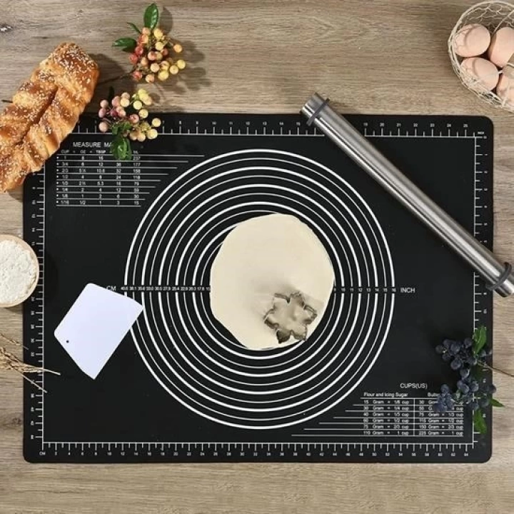 BFS  Silikon Çok Amaçlı Geniş Hamur Matı Hamur Açma Matı 40*50 cm