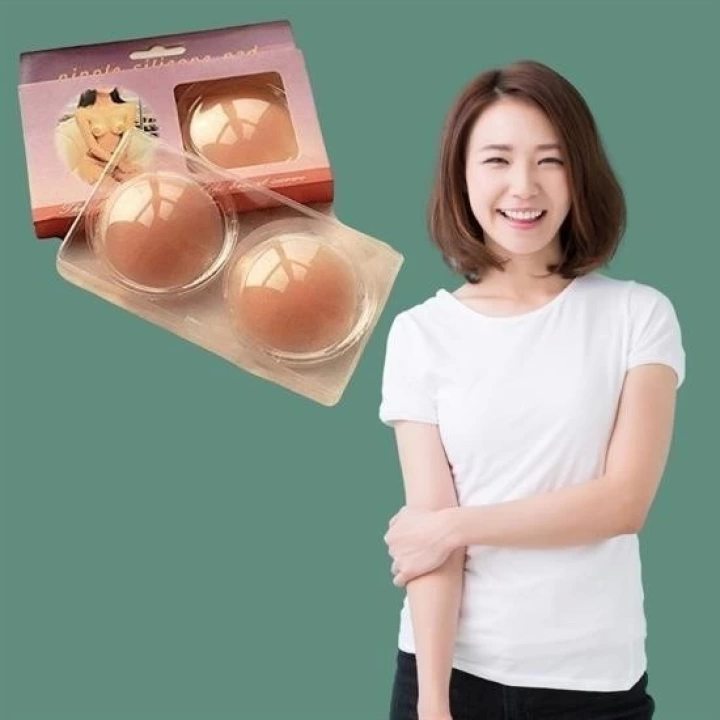 BFS  Silikon Göğüs Ucu Kapatıcı Gizleyici Bant Aparat  Nipple Pad