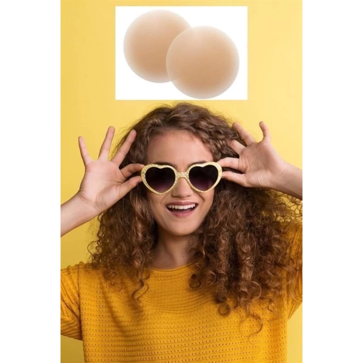 BFS  Silikon Göğüs Ucu Kapatıcı Gizleyici Bant Aparat  Nipple Pad