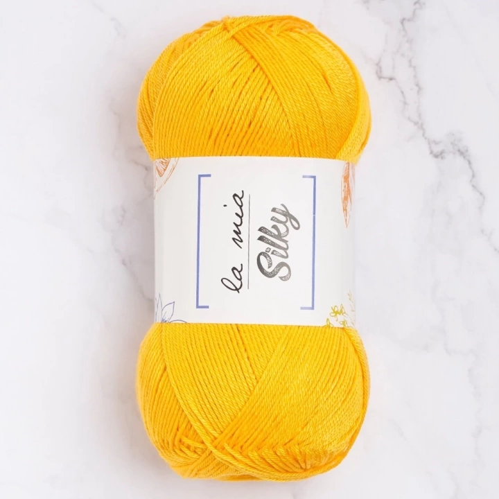 BFS  Silky Hardal Sarı El Örgü İpi - L003 - 33673