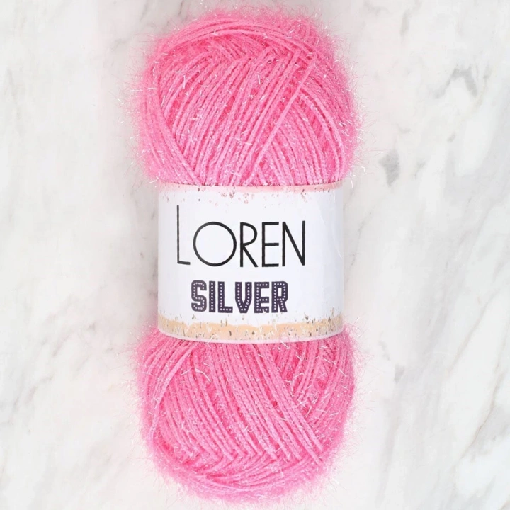 BFS  Silver Bebe Pembe El Örgü İpi - RS0014 - 34075