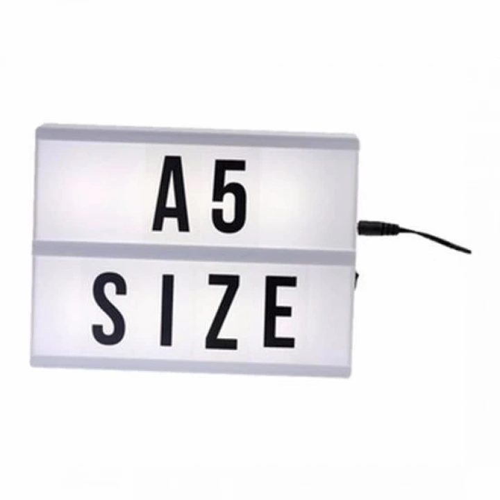 BFS  Sinematik Lightbox Dekorasyon Aydınlatma Aksesuarları (A5 Boyut)