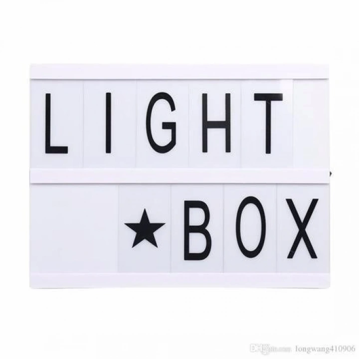BFS  Sinematik Lightbox Dekorasyon Aydınlatma Aksesuarları (A5 Boyut)