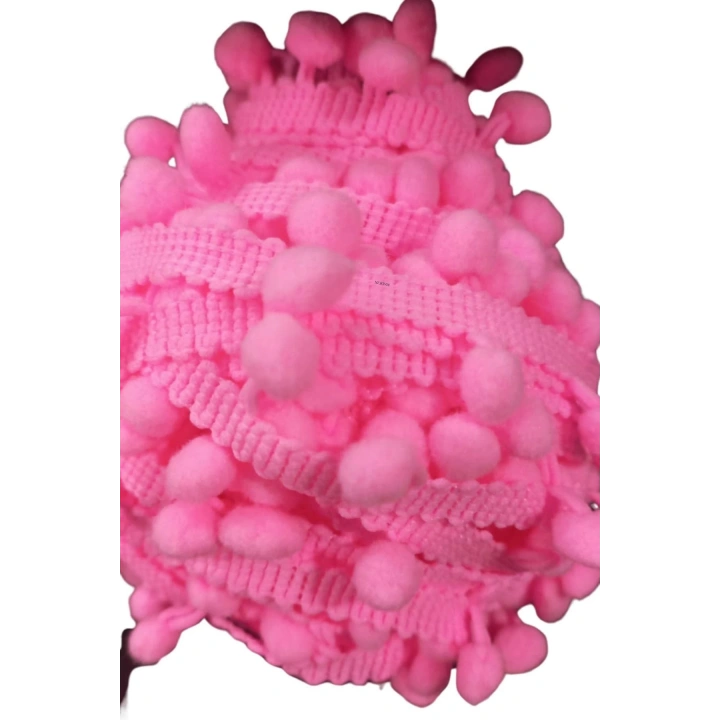 BFS Sıralı Ponpon 1 Metre Pembe
