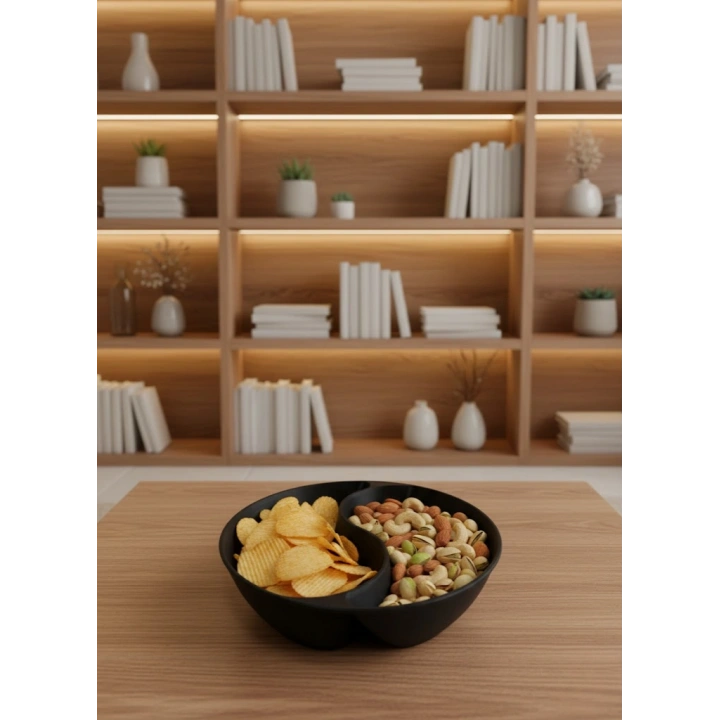 BFS Siyah Çerezlik Kase Seti 4 Adet 3x12 cm