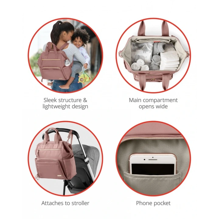 BFS  Skip Hop Main Frame El Çantası Pembe