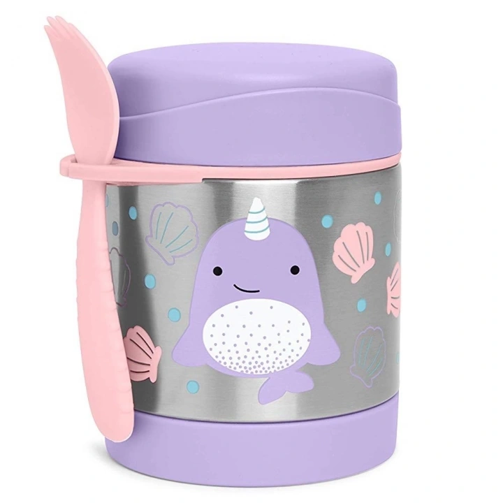 BFS  Skip Hop Zoo Paslanmaz Çelik Termos 325 ml Narwhal