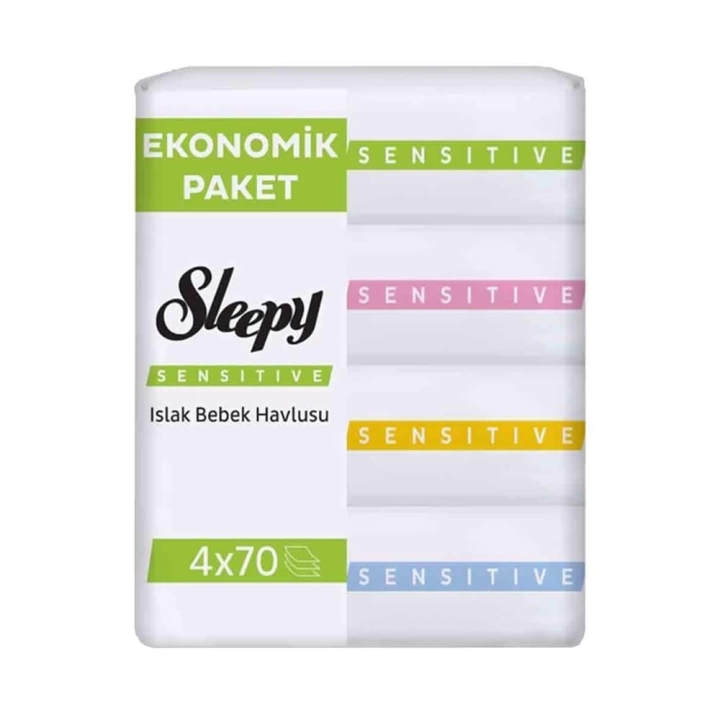 BFS  Sleepy Sensitive Islak Havlu Mendil 4x70 280 Yaprak