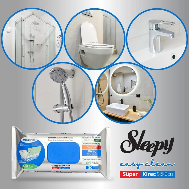 BFS   Sleepy Yüzey Temizlik Havlusu 30 Adet Kireç Çözücü