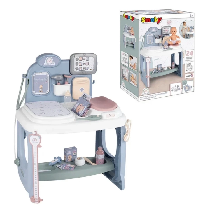 BFS   Smoby Elektronik Bebek Bakım Merkezi Oyun Seti 240305