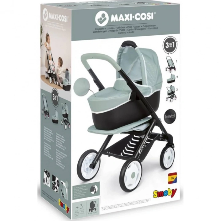 BFS  Smoby Maxi-Cosi 3ü 1 Arada Oyuncak Bebek Arabası 253120