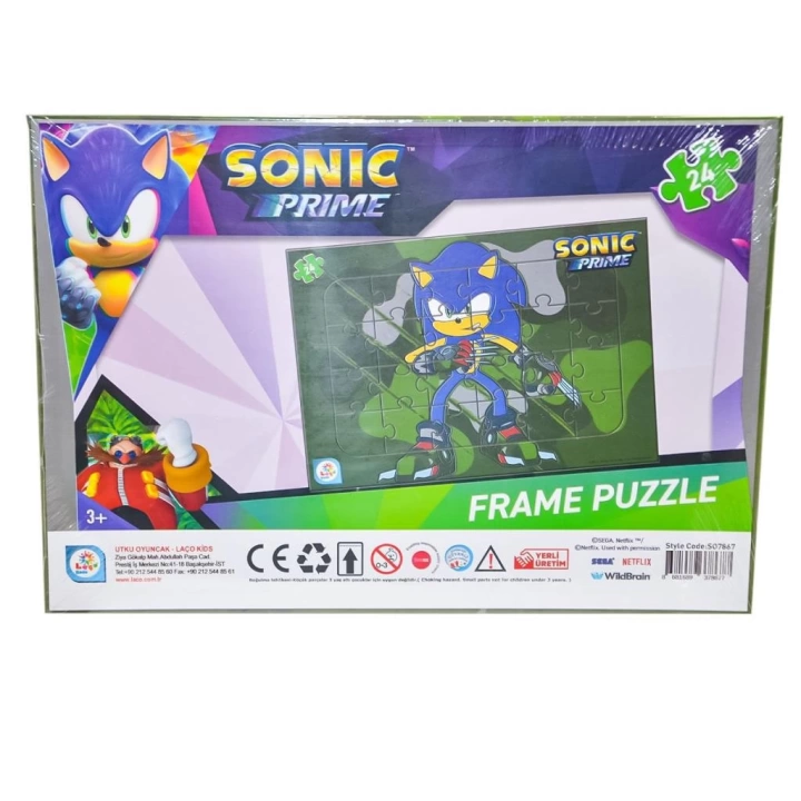 BFS  SO7867 Sonic 24 Parça Frame Puzzle 2- Utku Oyuncak