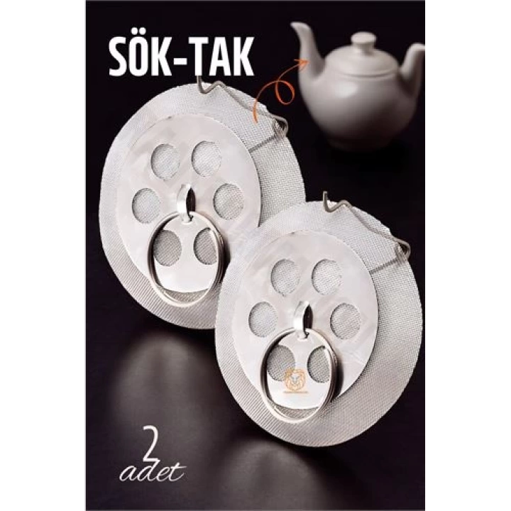 BFS Sök-Tak Demlik İçi Çay Filtresi Çay Süzgeci 2 adet