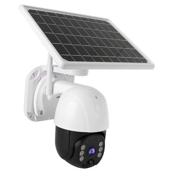 BFS  Solar Panelli Su Geçirmez Gece Görüş Destekli Wifi Bağlantılı Güvenlik Kamerası