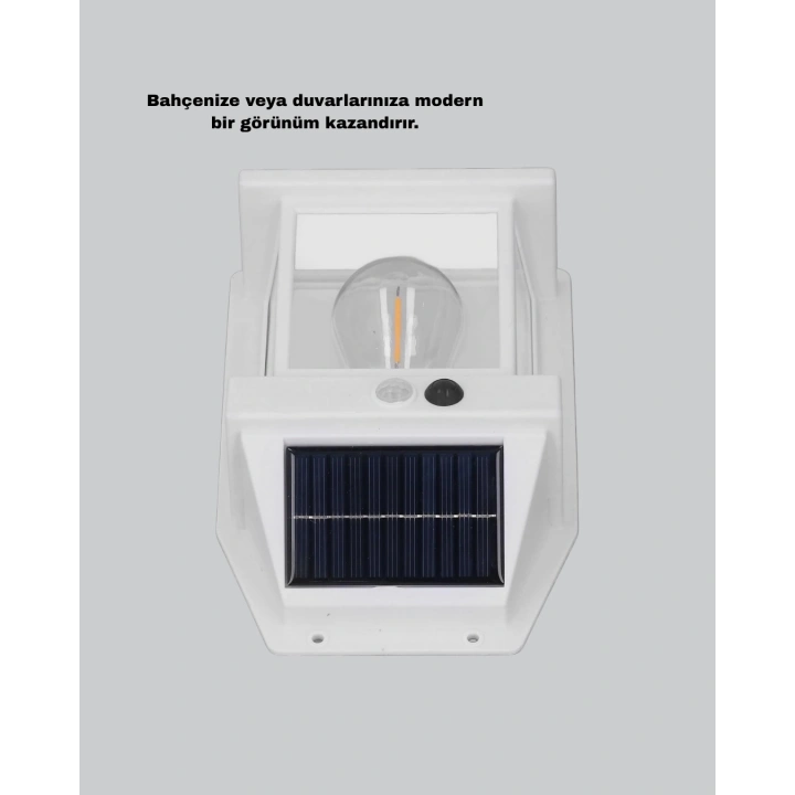 BFS Solar Sensörlü Dış Mekan Lamba 3 Işık Modlu ve IP65 Dayanıklı
