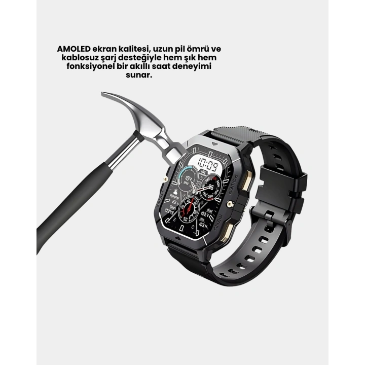 BFS SQ-18 AMOLED Akıllı Saat