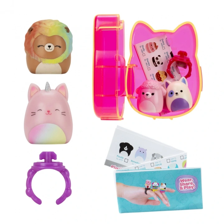 BFS Squish-a-longs 2 Figür + Yüzük Sürpriz Paket Seri 2 AL0048-S2