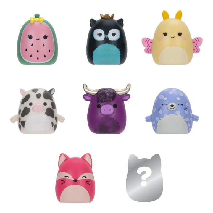 BFS Squish-a-longs 8 Figür + Yüzük Set Seri 2 Asorti