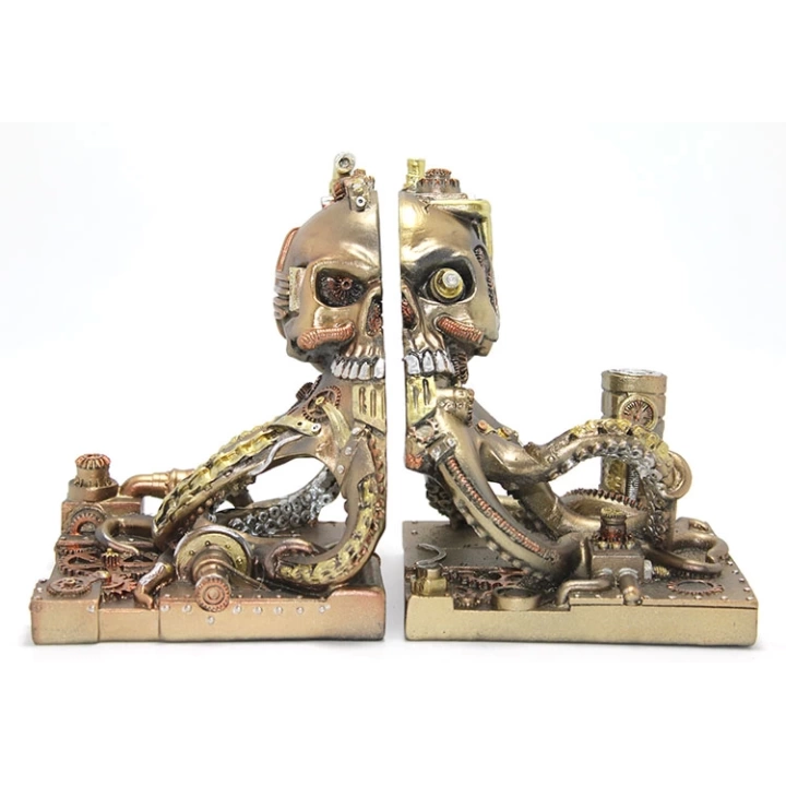 BFS Steampunk Polyester Ahtapot Kitap Stoperi