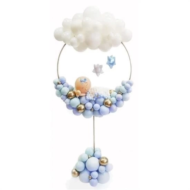BFS  Sticker Damla Model Çift Taraflı Yapışkan Balon Yapıştırıcısı