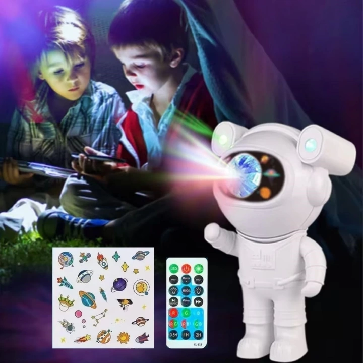 BFS  Stickerlı ,Kumandalı ASTRONOT Model Gece Lambası