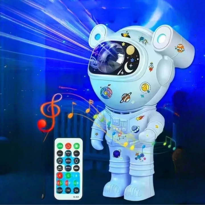 BFS  Stickerlı ,Kumandalı ASTRONOT Model Gece Lambası