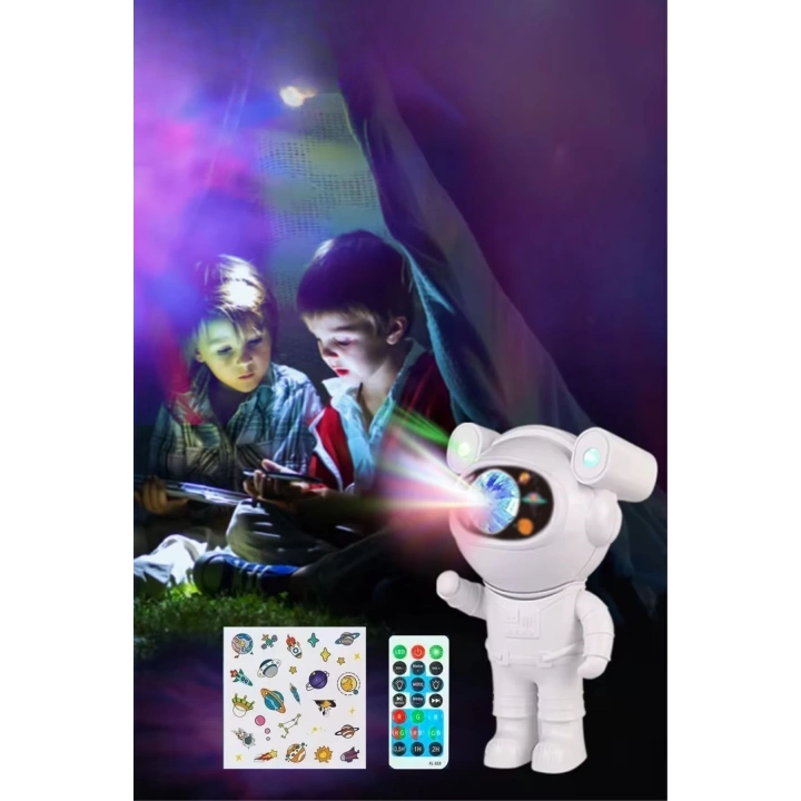 BFS  Stickerlı ,Kumandalı ASTRONOT Model Gece Lambası