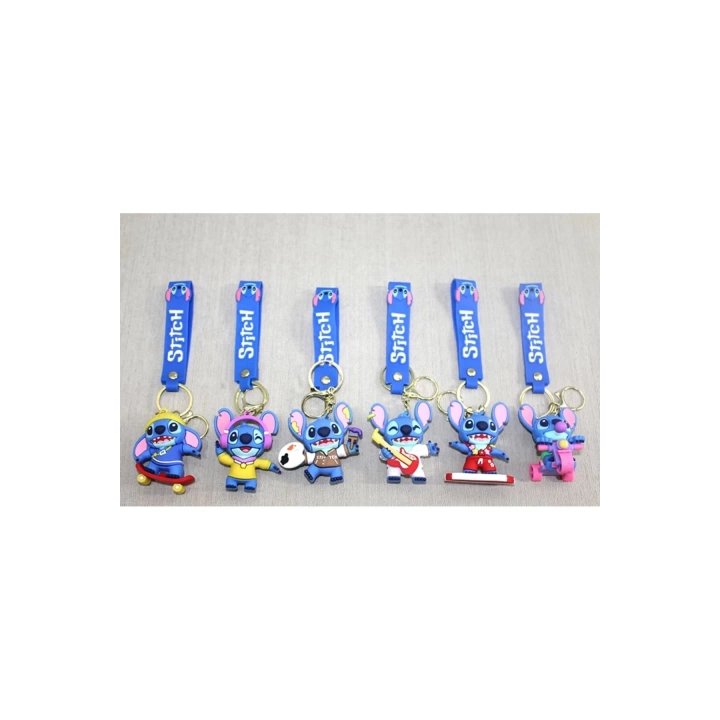 BFS Stitch Silikon Anahtarlık | Karakter Figürü Alk4258 | Lisinya