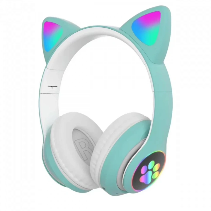 BFS  STN28 Kablosuz Kedi Kulaklık - Yeşil