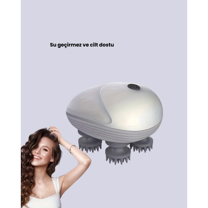 BFS Su Geçirmez Elektrikli Kafa Masaj Cihazı IPX7