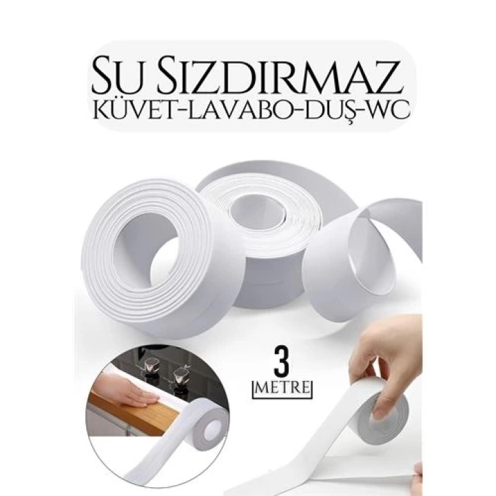 BFS Su Geçirmez Küvet Lavabo Duş Bandı 3 Metre Flexia Design