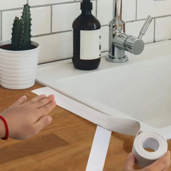 BFS   Su Sızdırmaz Banyo Mutfak Lavabo Küvet İzolasyon Şerit Bant,Lavabo Kenar Bandı 3.2 mt x 38 mm