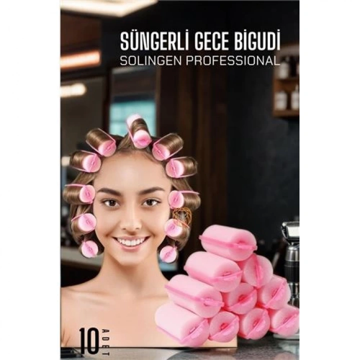 BFS Süngerli Gece Bigudisi 3 cm 10 Adet Solingen Professional