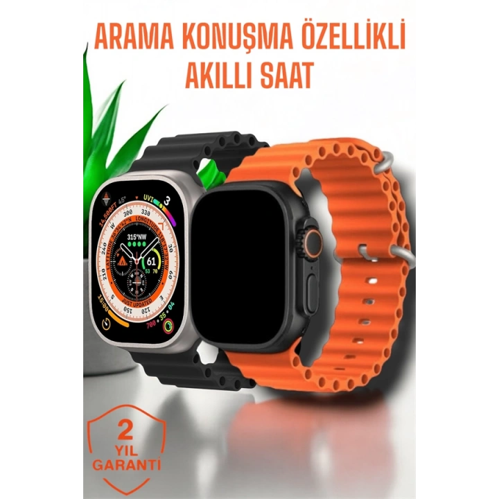 BFS Suya ve Toza Dayanıklı 45 MM Akıllı Saat Bildirim ve Cevapsız Çağrı Görüntüleme